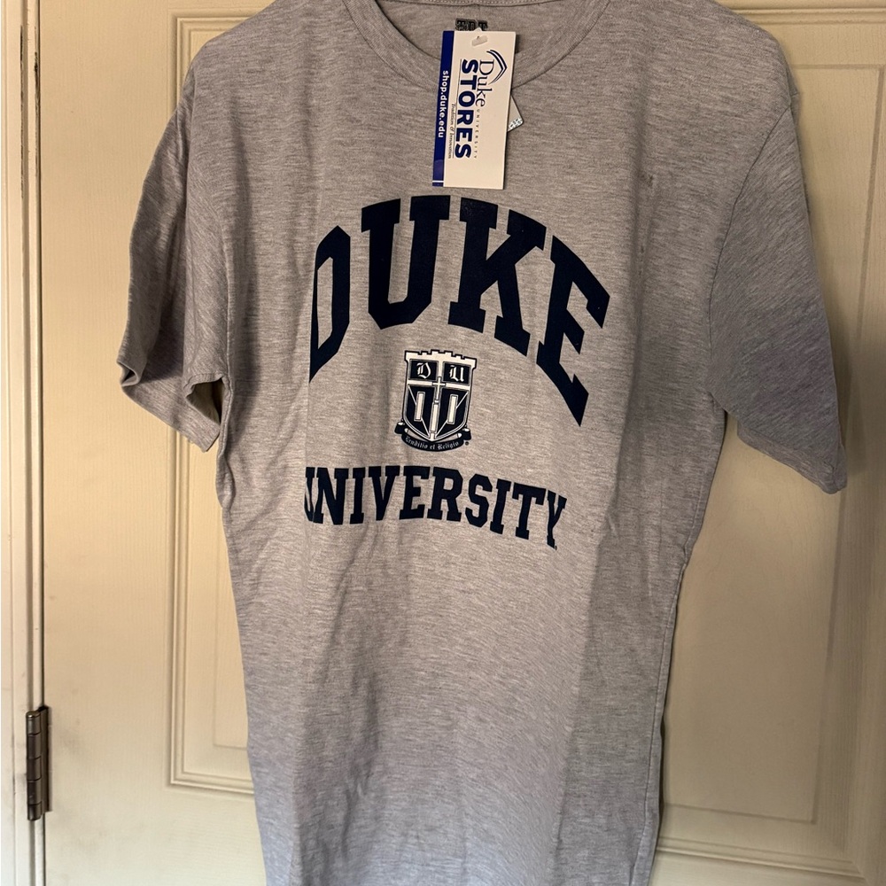 Duke University Gray T-Shirt (2 Medium Unisex Shirts)